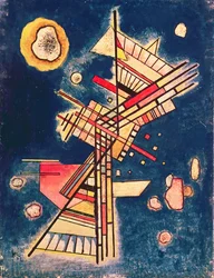 Kompozíció kék háttérrel, 1927
